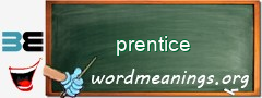 WordMeaning blackboard for prentice